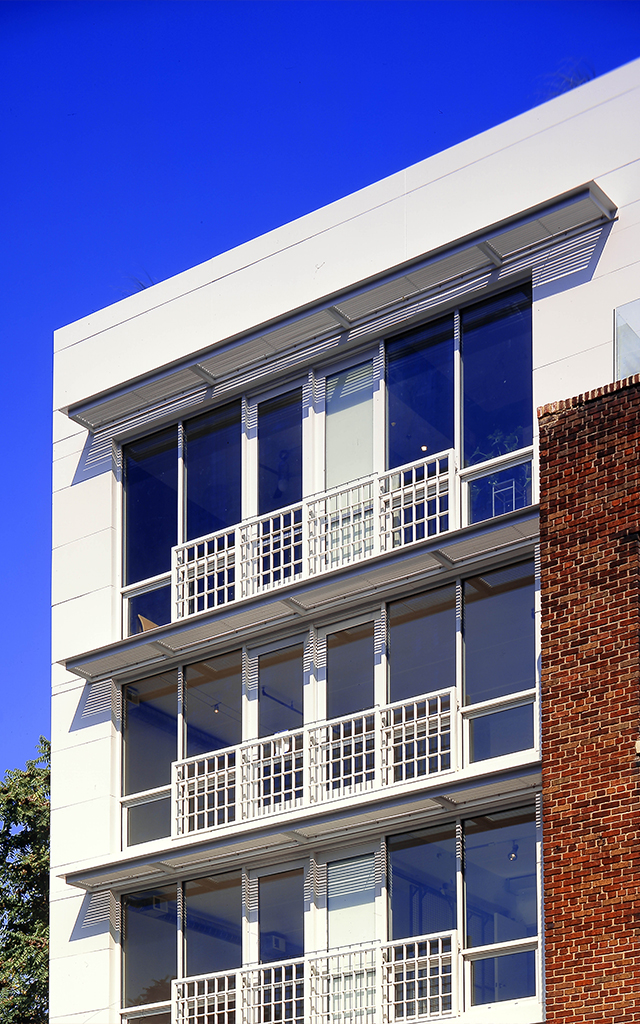 Exterior of rainbow lofts