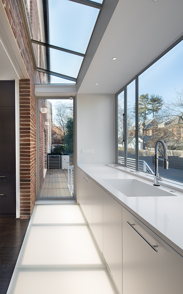 Modern, clean kitchen
