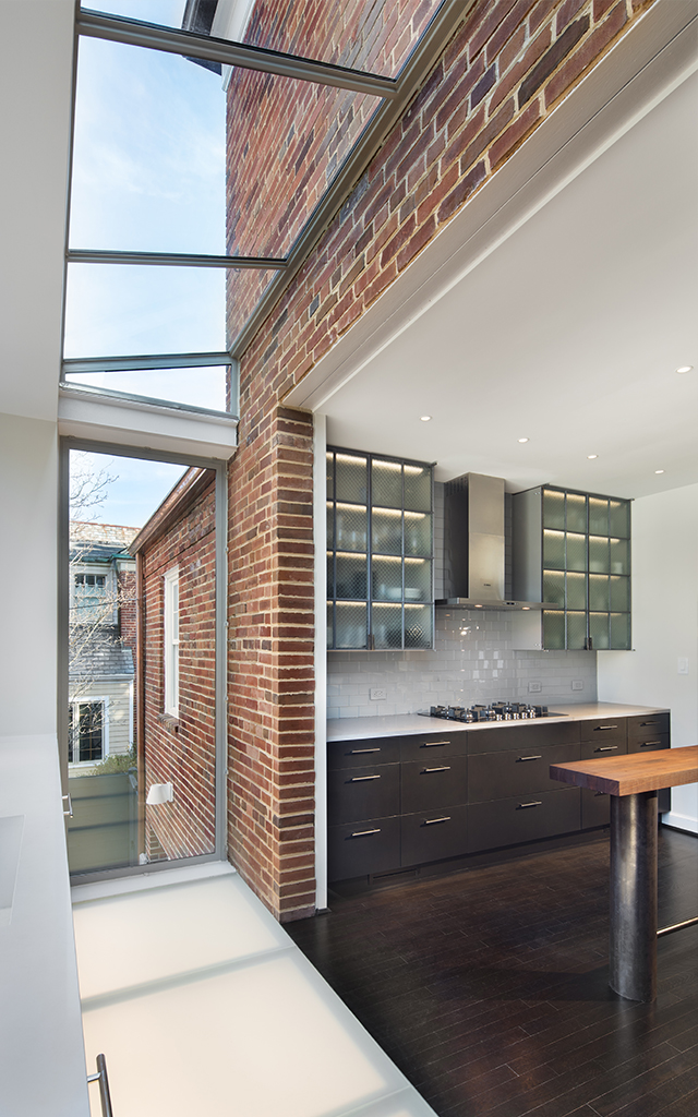 Interior of apartment kitchen
